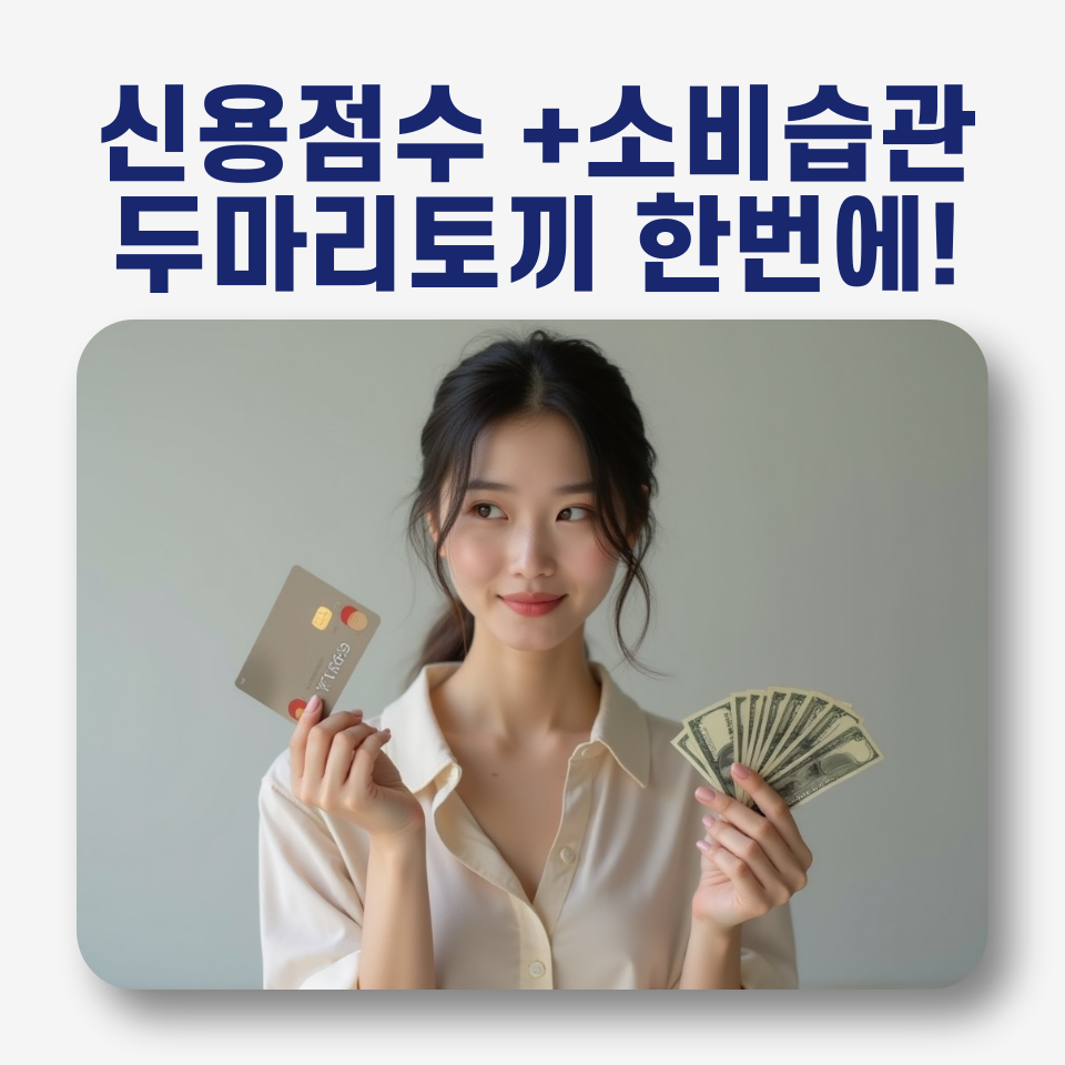 💳 신용점수 올리기 + 소비습관 개선! 한 번에 잡는 스마트 재테크 전략 🔥