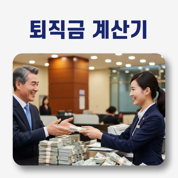 퇴직금 계산기