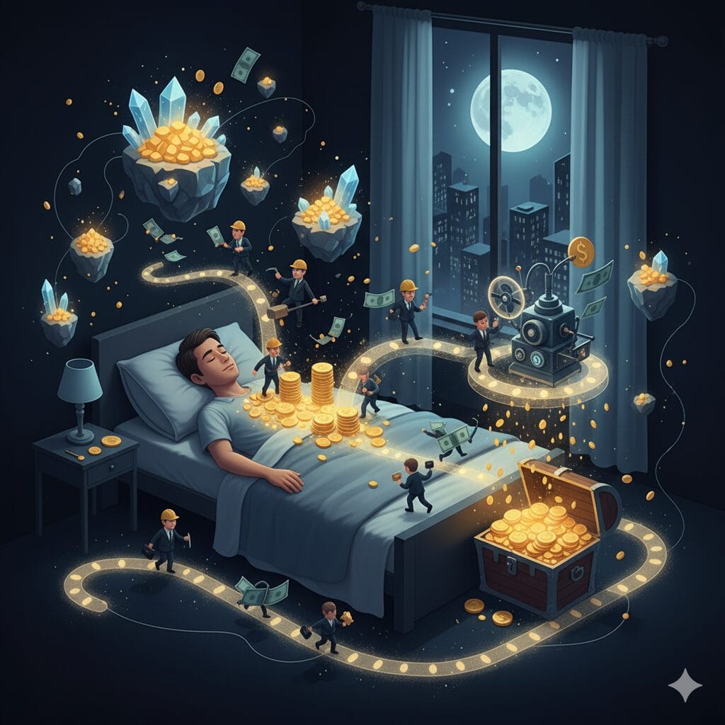은행 적금 대신에 투자를 해서 돈이 잠을 자는 동안에도 돈을 벌고 있는 모