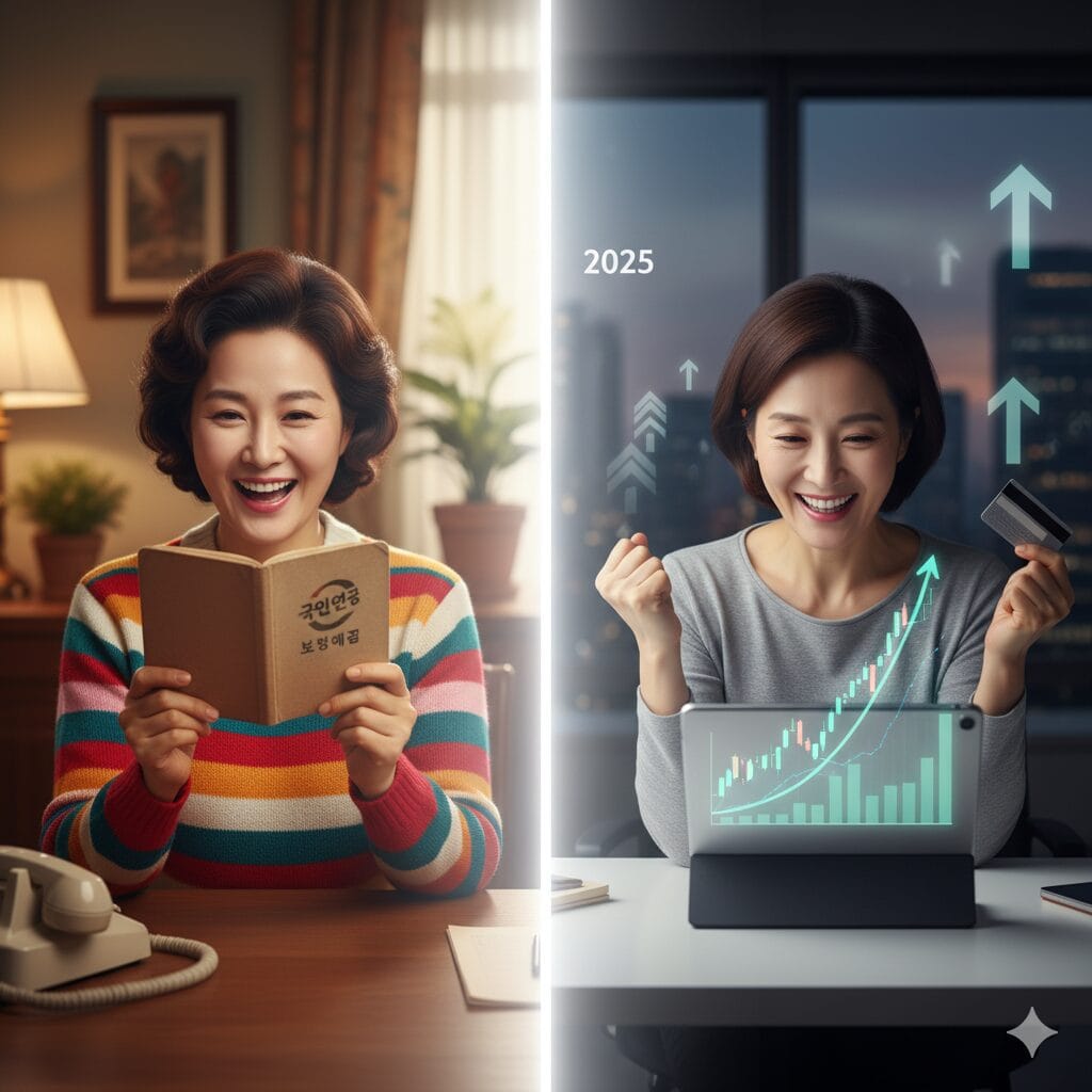 은행 적금 보다는 주식 투자로 돈을 버는 최근 모습