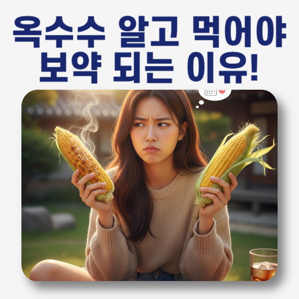 🌽 옥수수, 그냥 먹으면 독? 제대로 알고 먹어야 보약 되는 이유 (당뇨, 다이어트 필독)